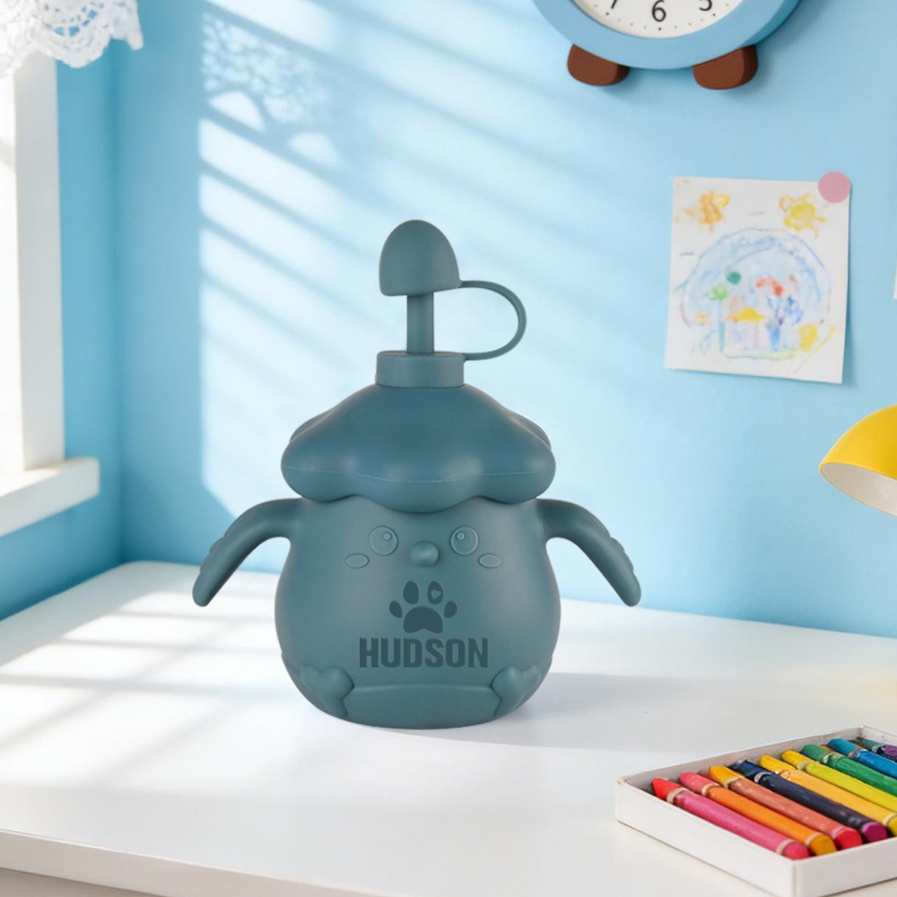 Personalised Baby Food Grade Sippy Silicone Cup | CWBaby450