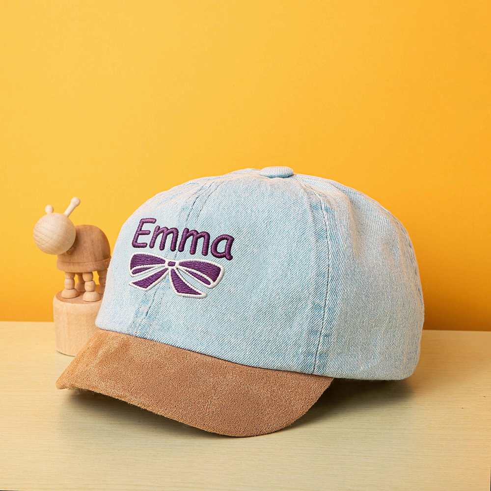 Personalized Embroidery Kid Denim Baseball Hat | CWBeach217