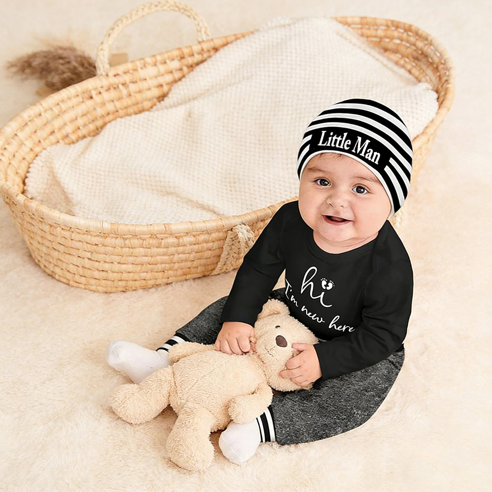 Personalized Little Man Coming Home Outfits Set | CWBaby451