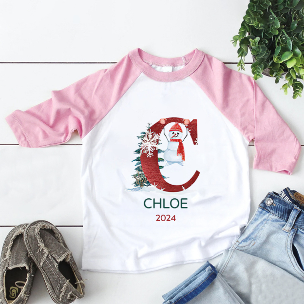 Personalized Kid Initial Cozy Soft Crewneck Sweatshirt | inSweatshirt71