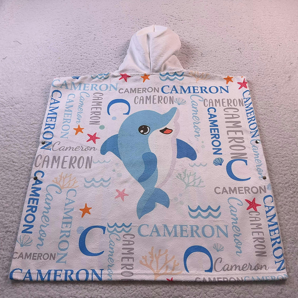 Personalized Hooded Beach Towel for Summer & Beach | CWHTowel47
