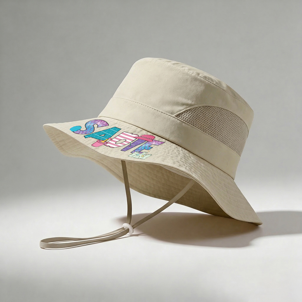 Personalized Cute Design Summer Bucket Hat for Comfort & Unique | CWBeach224
