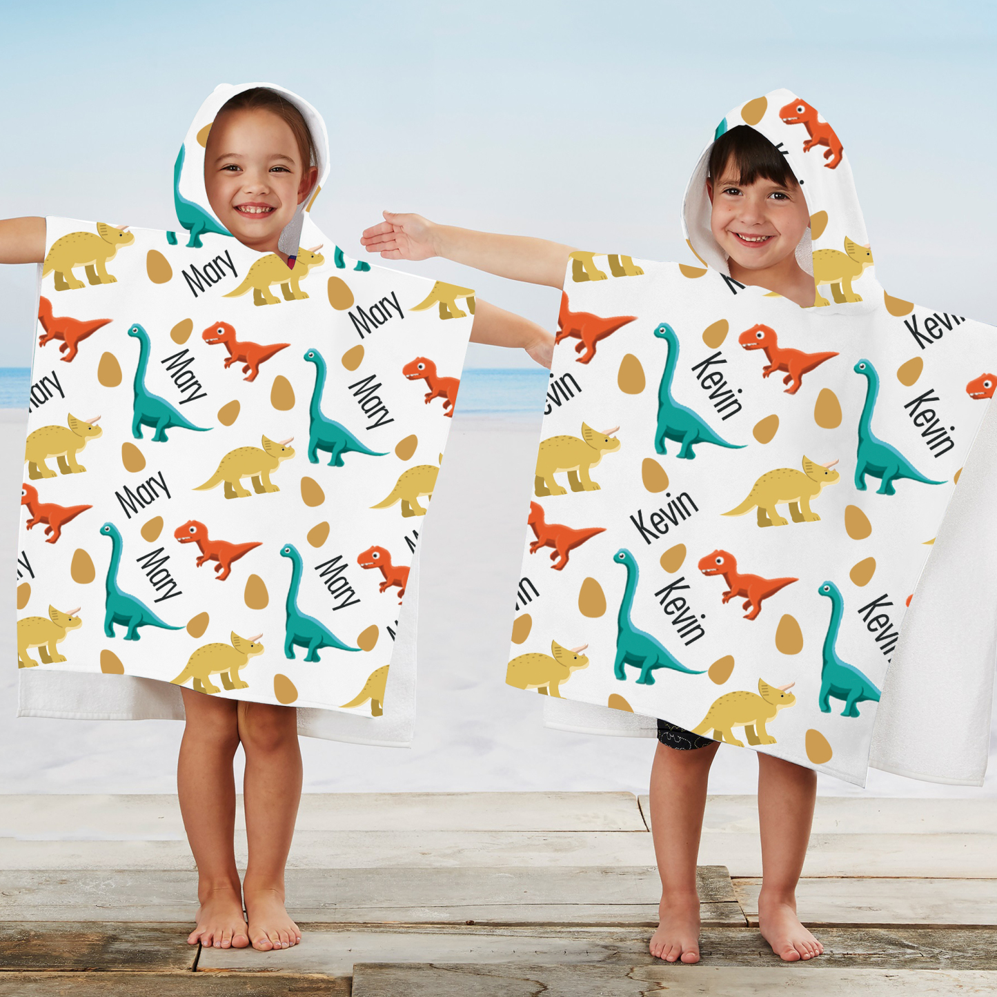 Personalized Hooded Beach Towel for Summer & Beach | CWHTowel13