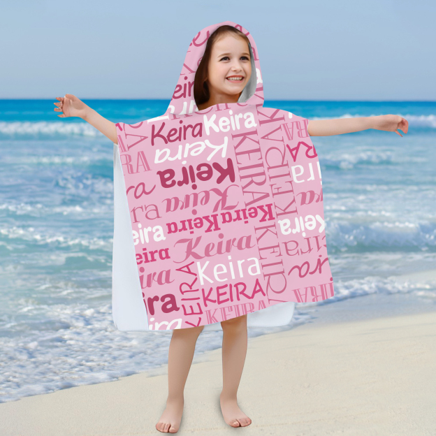 Personalized Hooded Beach Towel for Summer & Beach | CWHTowel17