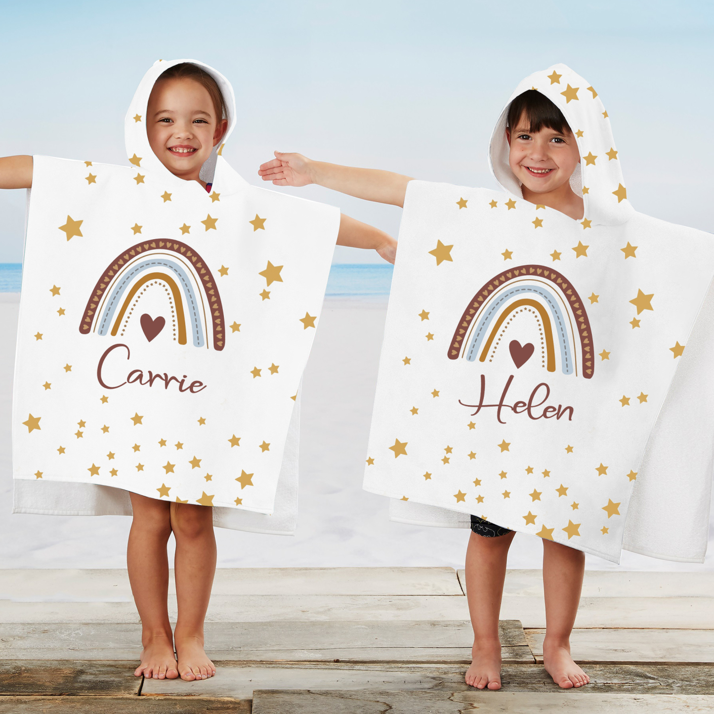 Personalized Hooded Beach Towel for Summer & Beach | CWHTowel19
