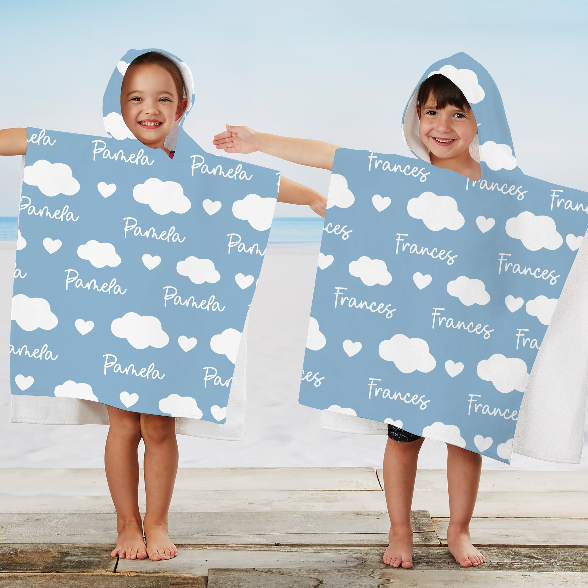 Personalized Hooded Beach Towel for Summer & Beach | CWHTowel21
