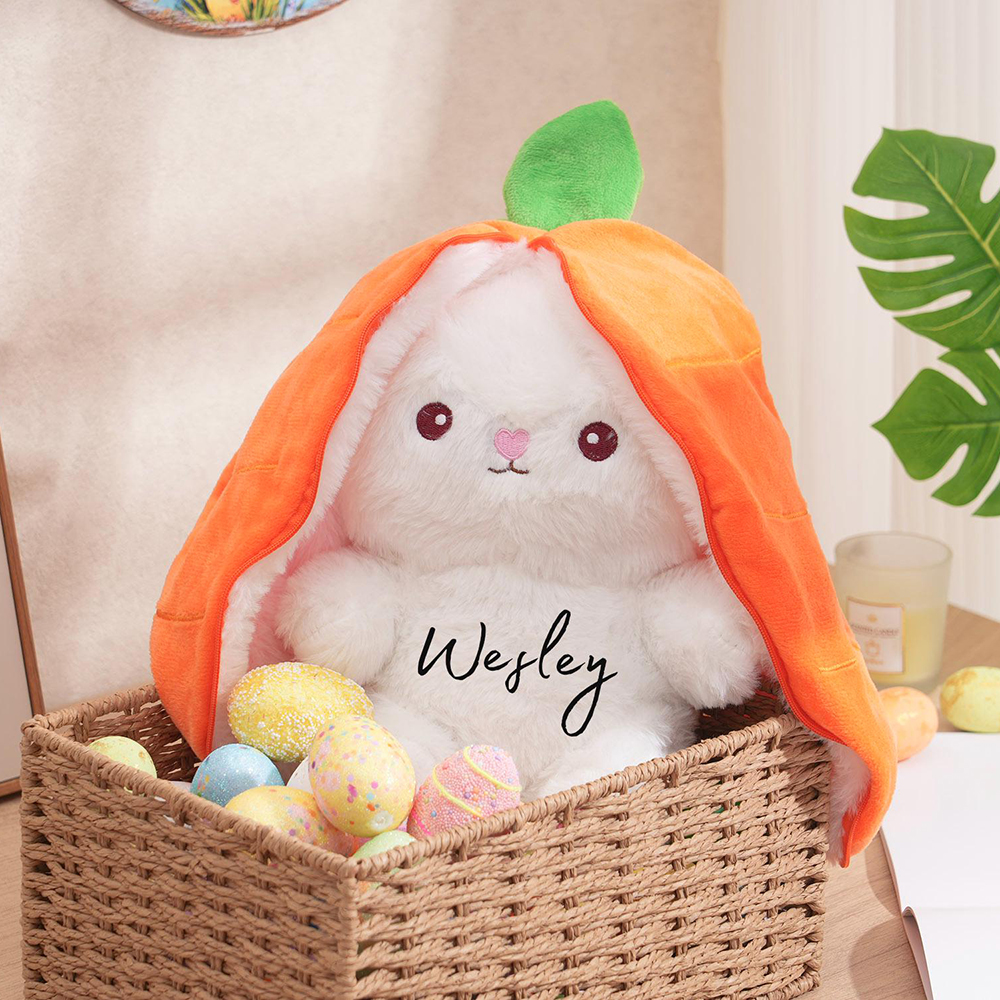Personalized Changeable Carrot/Strawberry Plush Toy | CWToy182