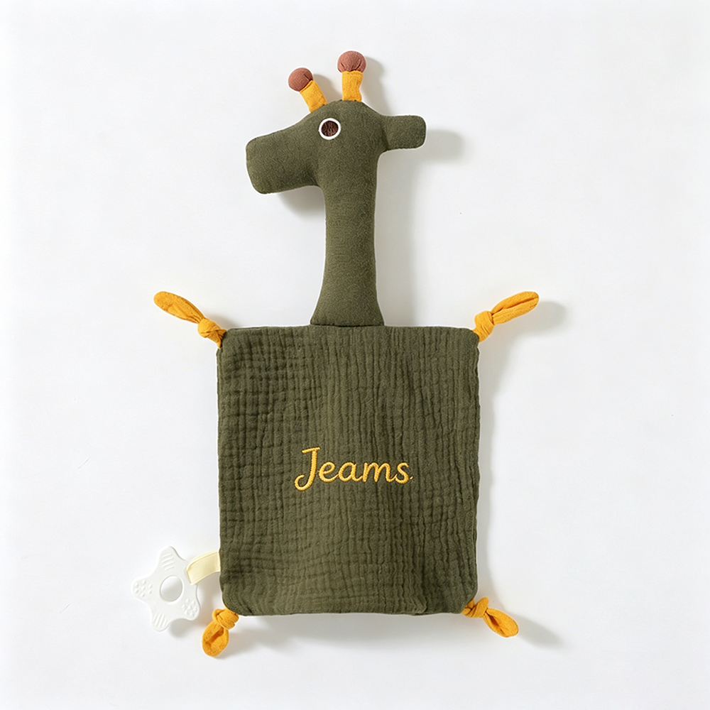 Personalized Baby Embroidery Comforter Sleep Toy | CWToy185