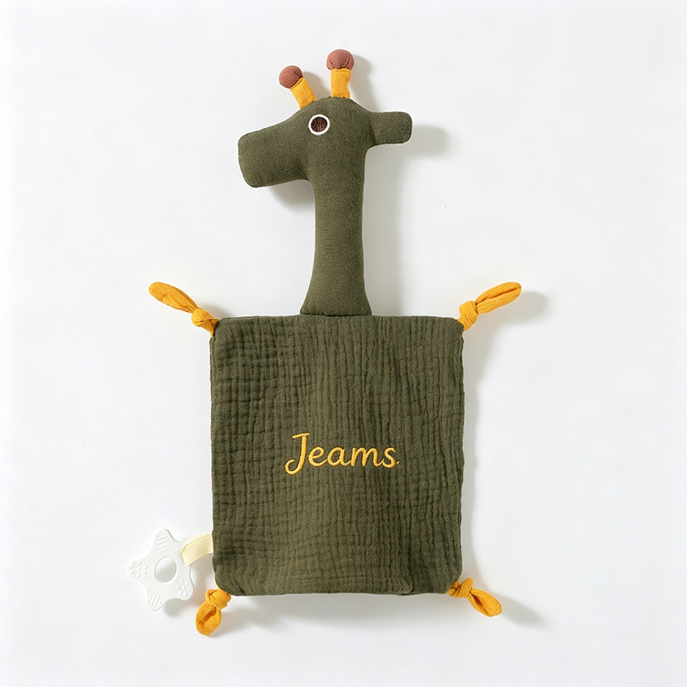 Personalized Baby Embroidery Comforter Sleep Toy | CWToy185