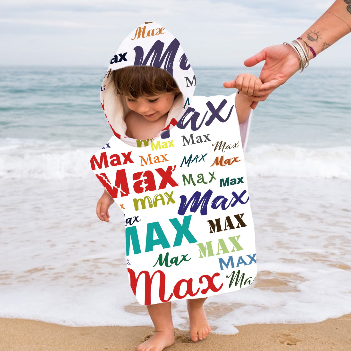 Personalized Hooded Beach Towel for Summer & Beach | CWHTowel23