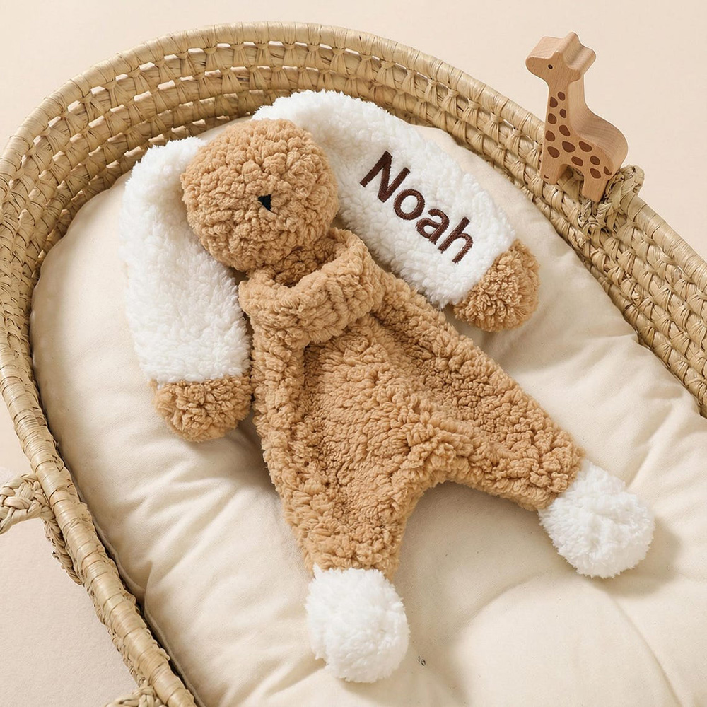Personalized Kid's Lovely Soft Lambswool Baby Comfort Toy | CWToy190
