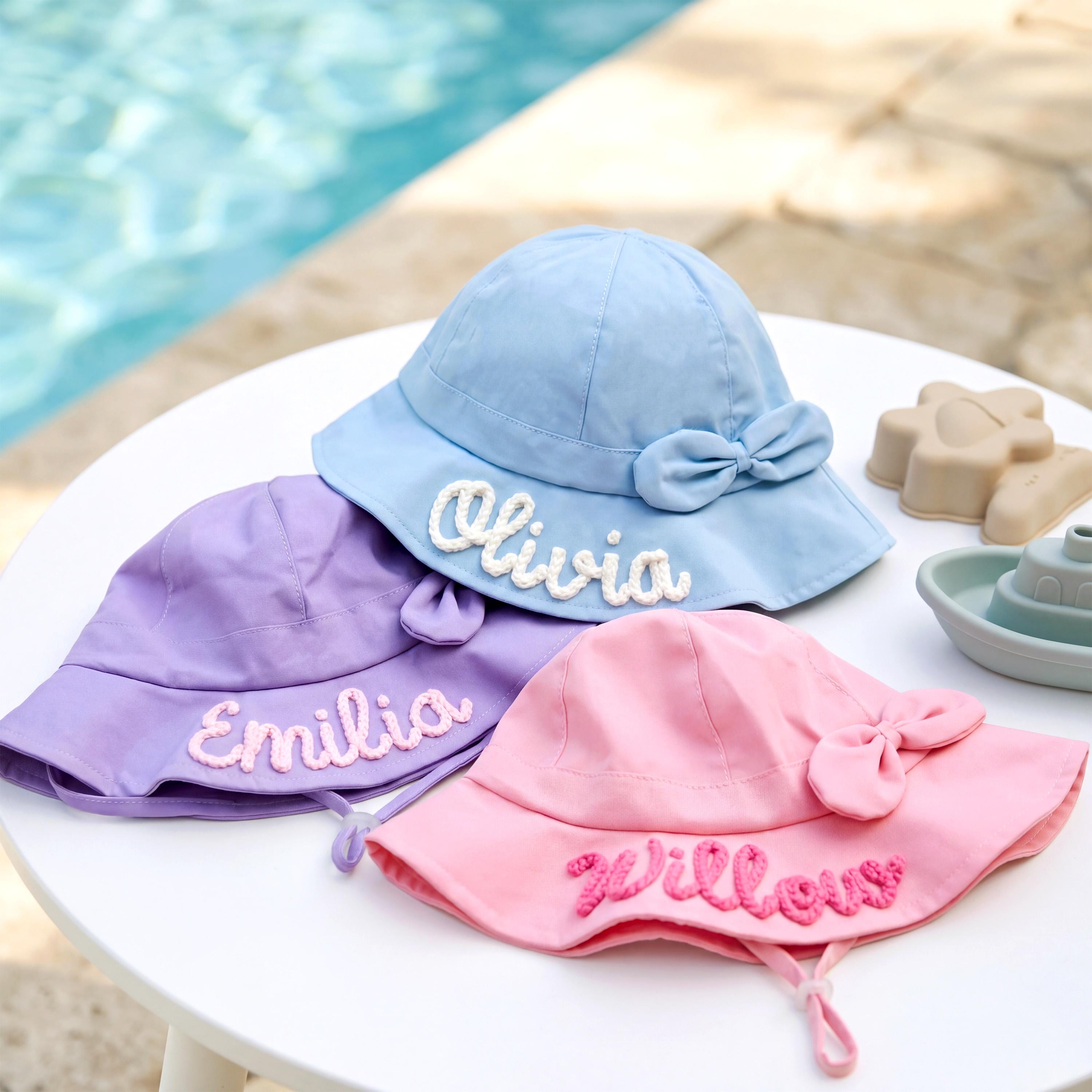 Personalized Lovely Baby Summer Bucket Hat | CWBeach24201