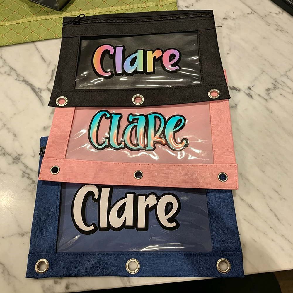 Personalized Custom Name Pencil Pouch | CWPack362