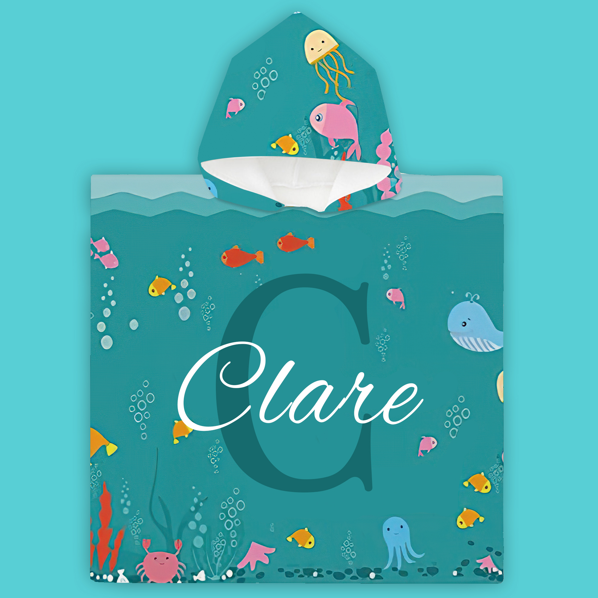 Personalized Hooded Beach Towel for Summer & Beach | CWHTowel28