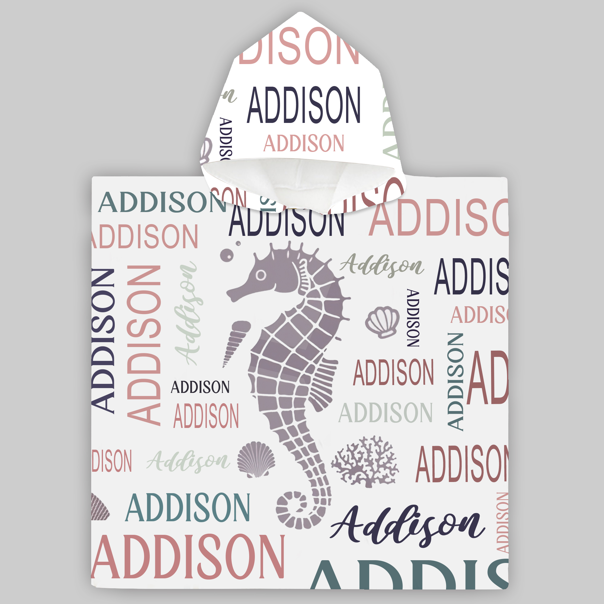 Personalized Hooded Beach Towel for Summer & Beach | CWHTowel29