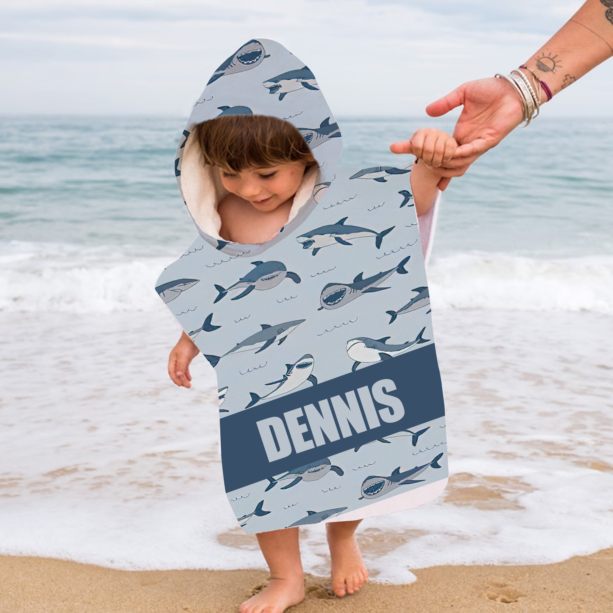 Personalized Hooded Beach Towel for Summer & Beach | CWHTowel30
