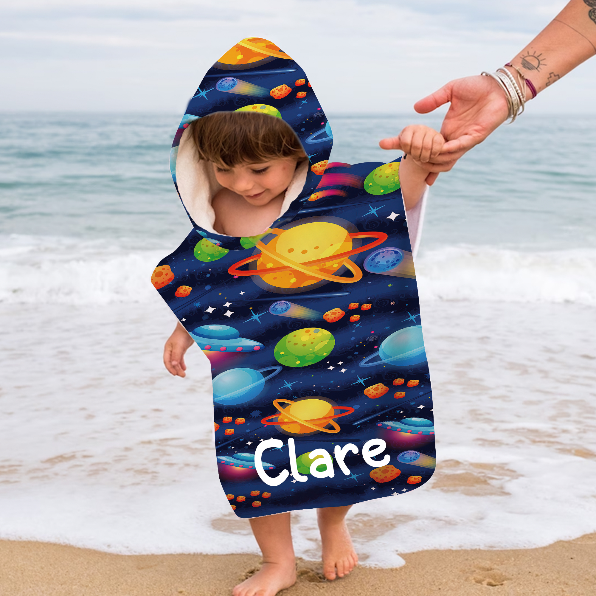 Personalized Hooded Beach Towel for Summer & Beach | CWHTowel33
