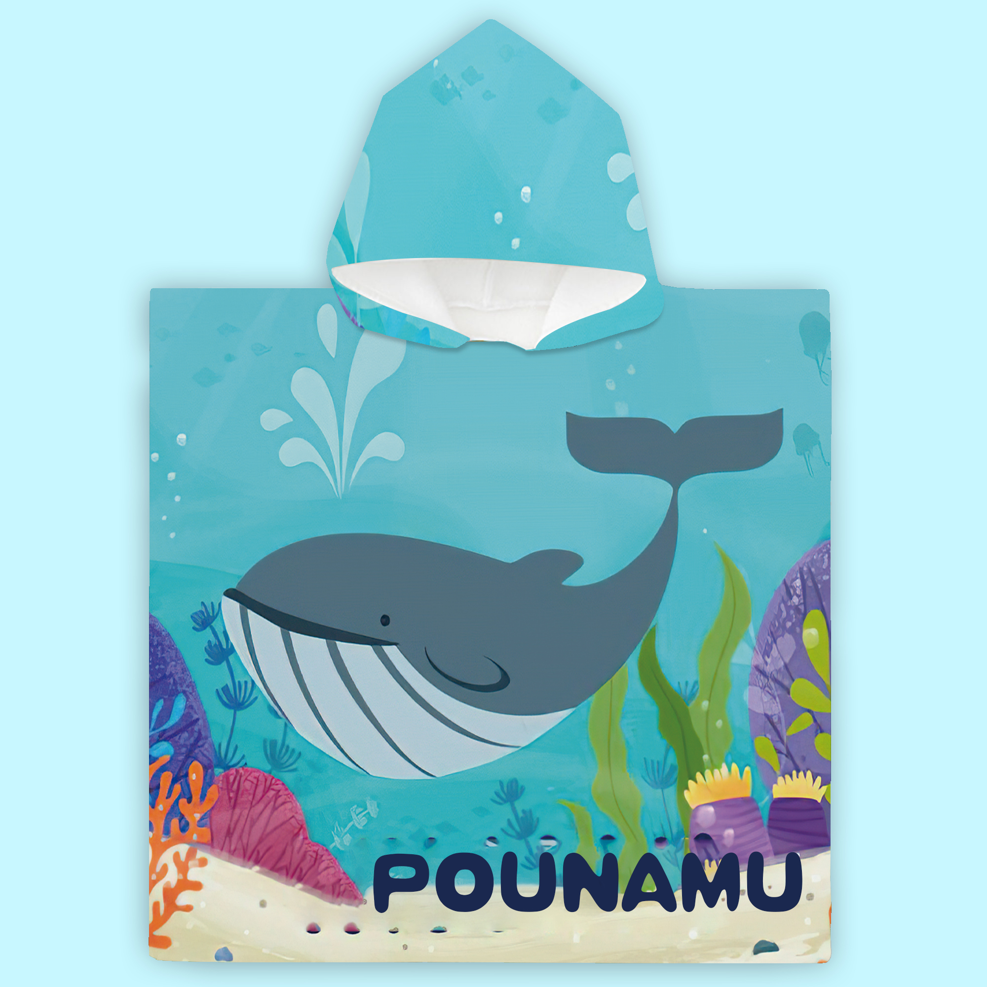 Personalized Hooded Beach Towel for Summer & Beach | CWHTowel34