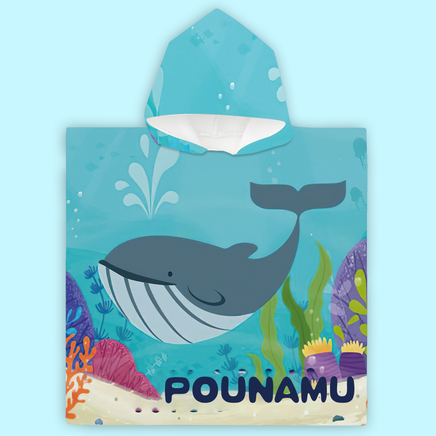 Personalized Hooded Beach Towel for Summer & Beach | CWHTowel34