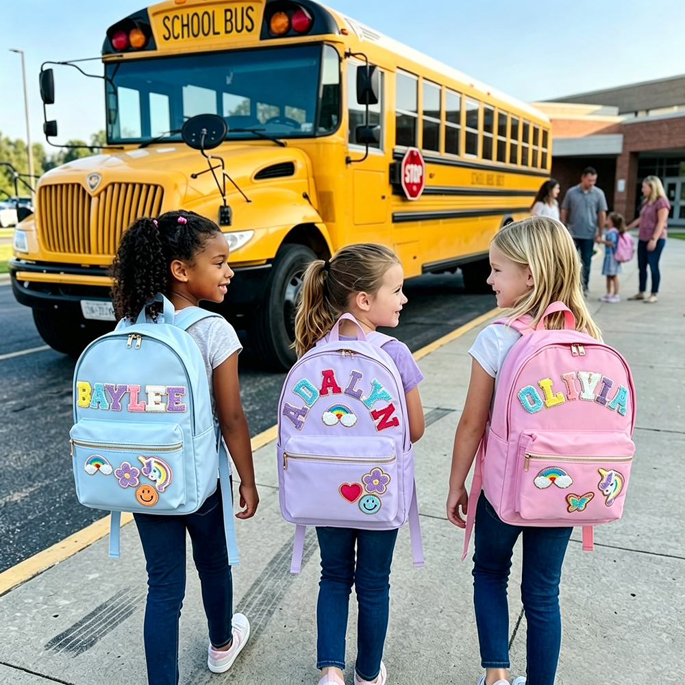 Personalized Hand Patch Kids Lovely Backpack｜CWPack0902