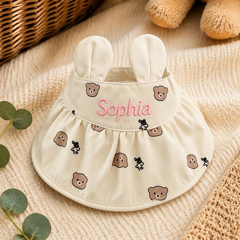 Personalized Cute Bunny Ear Baby Hat | CWBeach258