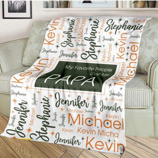 Personalized Love Mom Blanket for Comfort & Unique | CWMom12