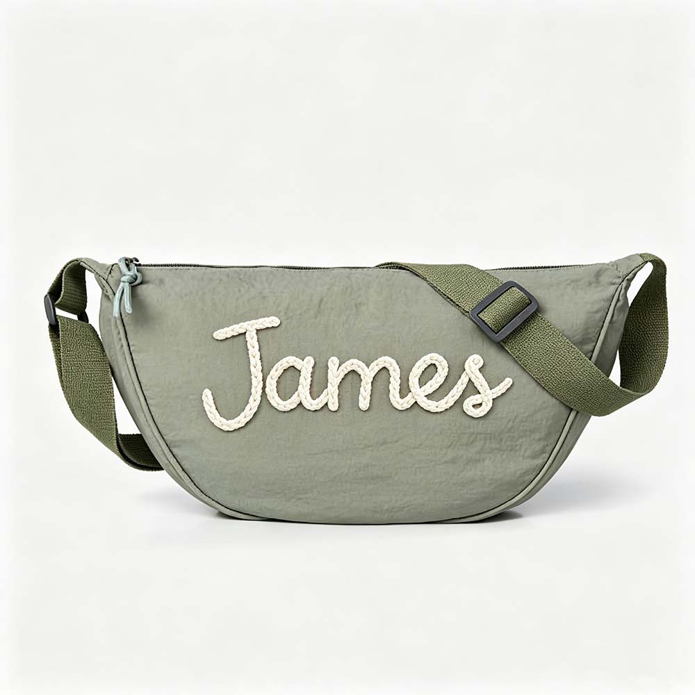 Personalized Hand-embroidered Kids Crossbody Bag | CWPack384