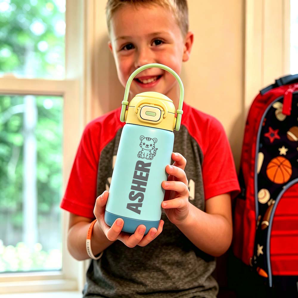 Personalized BPA Free 16oz Engraved Kids Water Bottle | YouBottle103