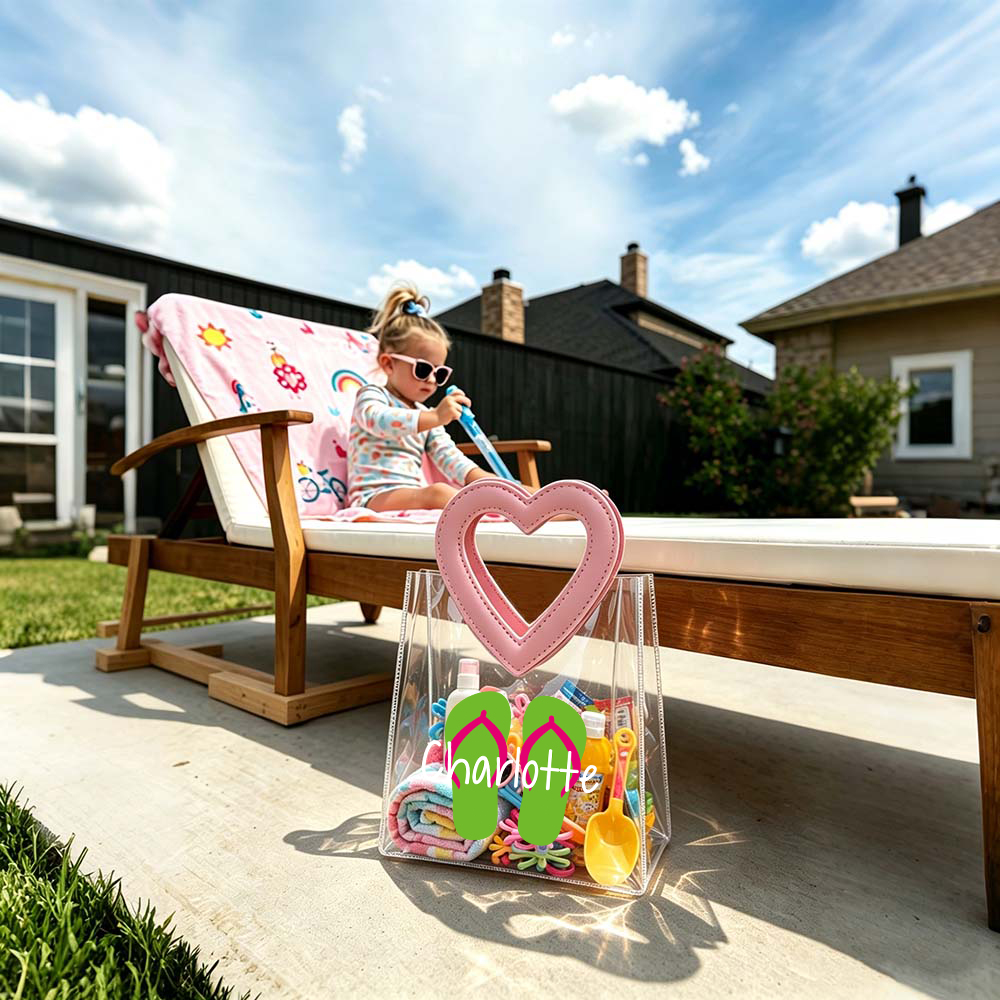 Personalized Kids Beach Party Favor Bags | CWBeach259