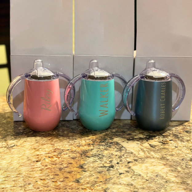 Personalized Stainless Steel Sippy Kids Cup  | Youcup03
