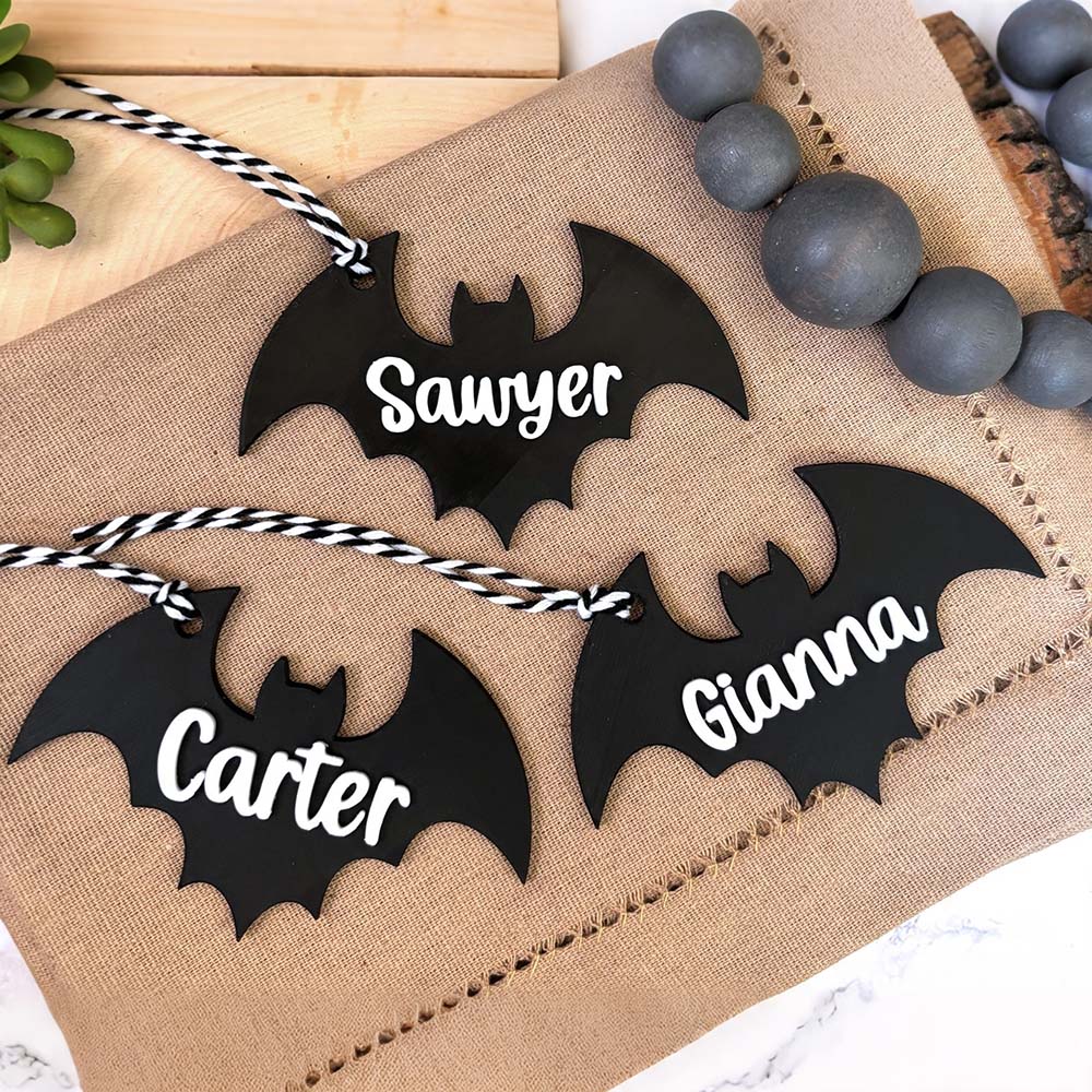 Personalized Halloween Name Boo Basket Tag | CWHalloween80