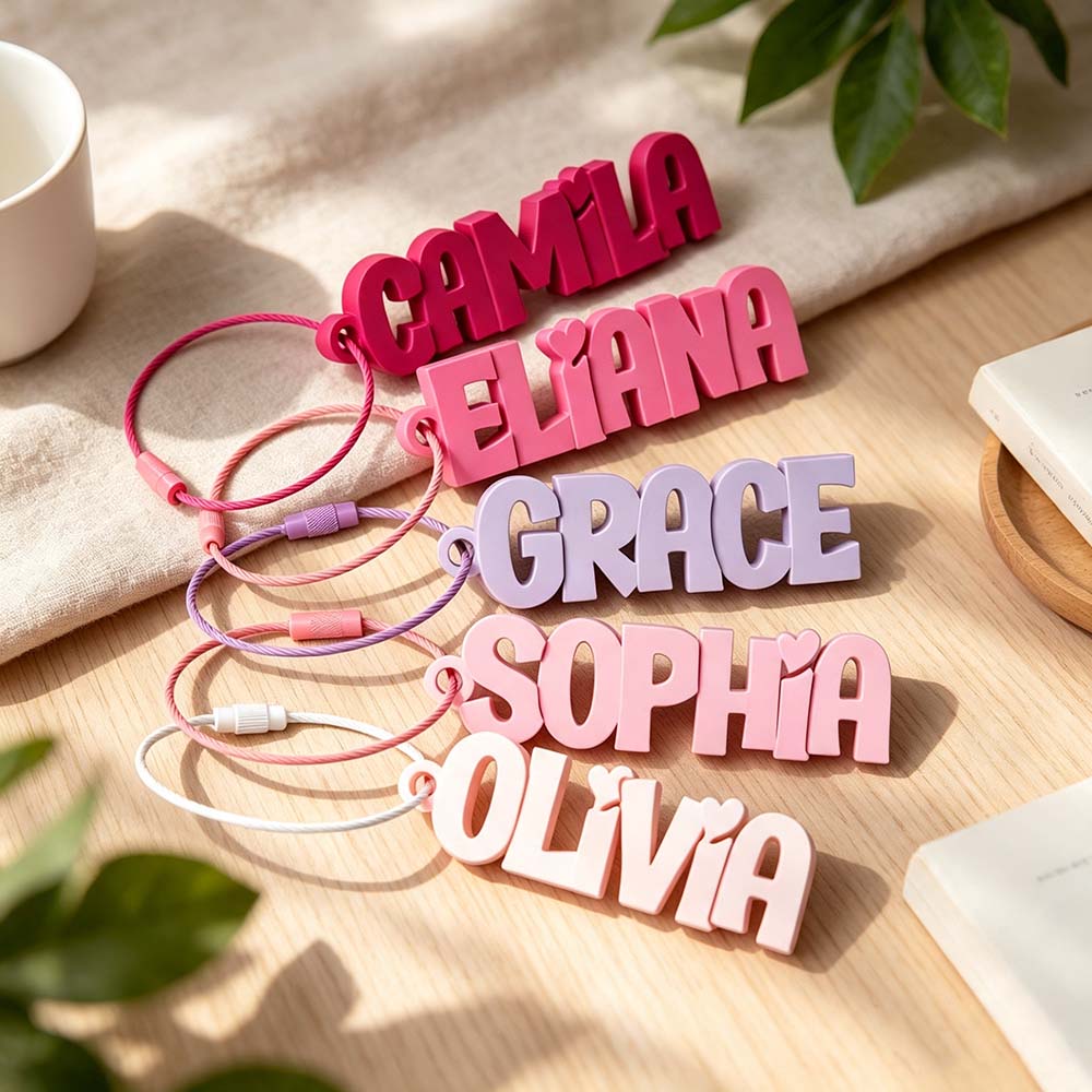 Personalized 3D Printed Name Tag | CWGift78