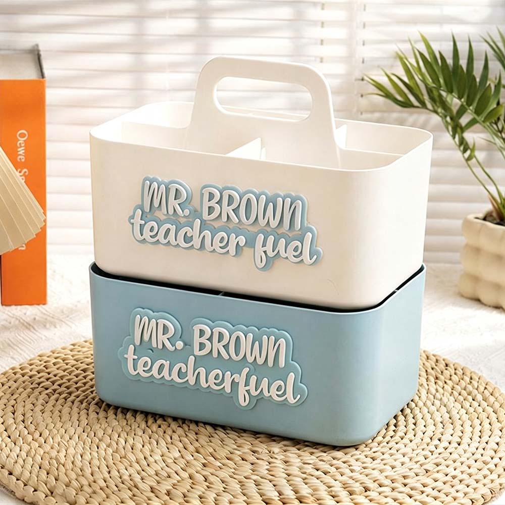 Personalized 3D Printed Teacher Desk Organiser | CWTeach15
