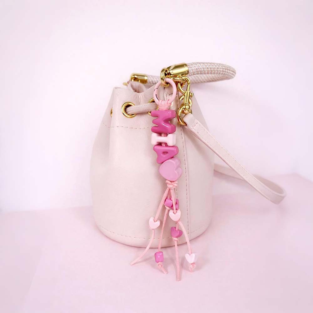 Personalized Colorful Name Letter Beaded Keychain | CWGift81