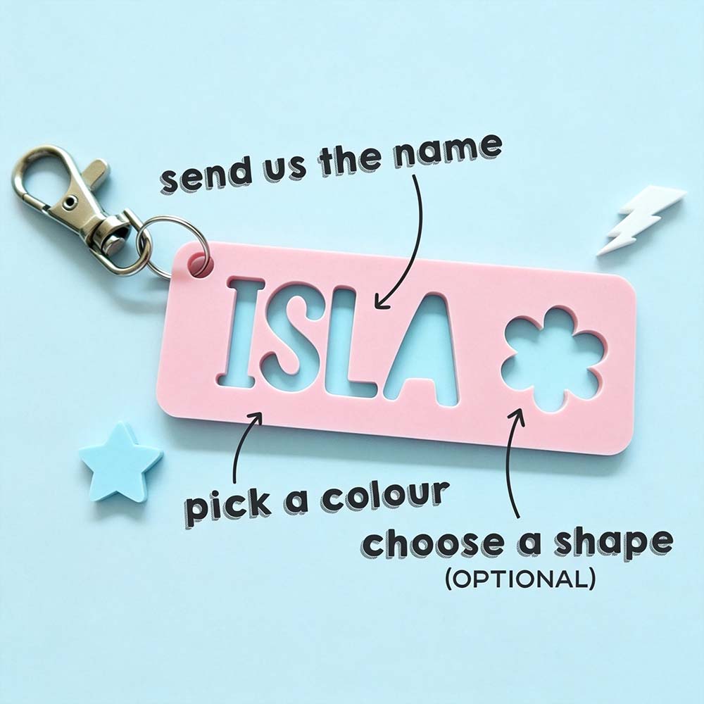 Personalized 3D Printed Back To School Bag Tag | CWGift84