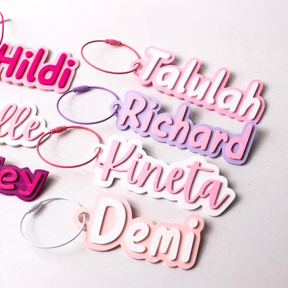 Personalized 3D Printed Name Tag | CWGift85
