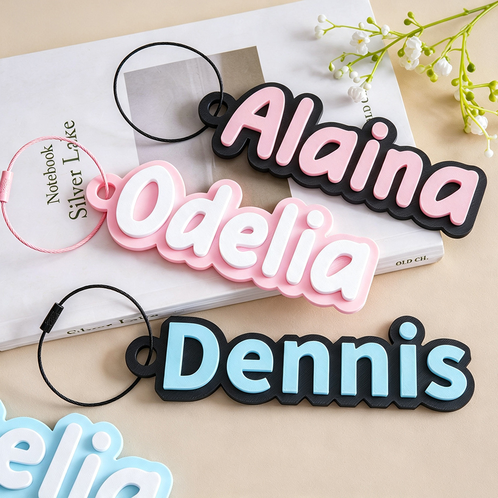Personalized 3D Printed Name Tag | CWGift85