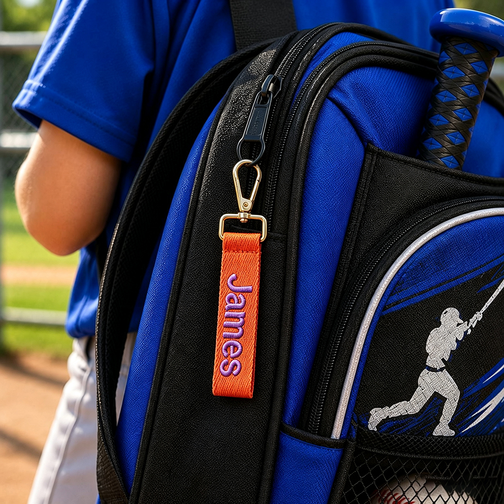 Personalized Embroidered Backpack Name Tag | CWGift86