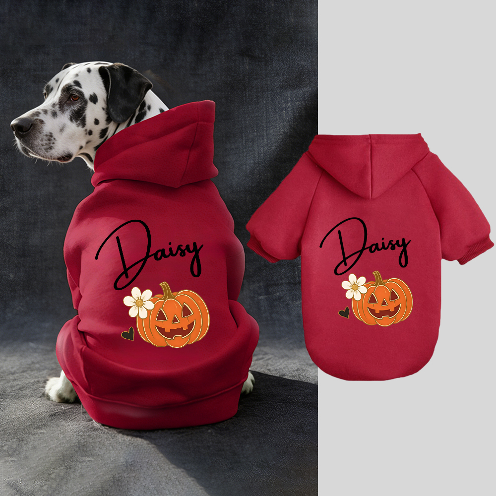 Personalized Halloween Cute Designs Puppy Hoodie | CWHalloween123