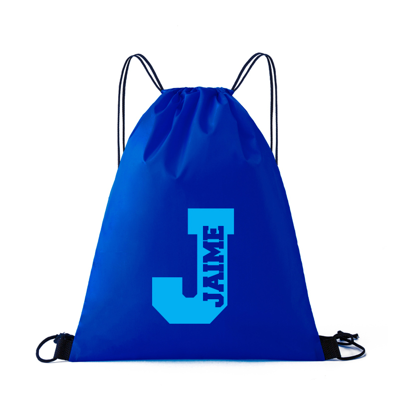 Personalized Initial & Name Beach Drawstring Rucksack Bag | CWBeach69