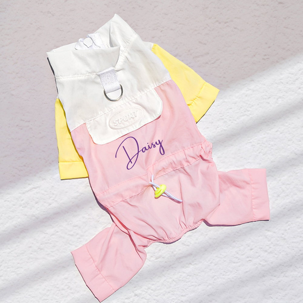 Personalized Pet Summer Cool And Breathable Shirt | BKPet563