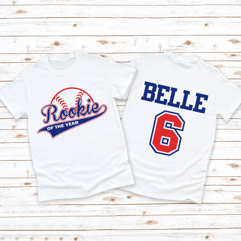 Personalized Basketball Rookie Of The Year Birthday T-Shirt | inBirth10