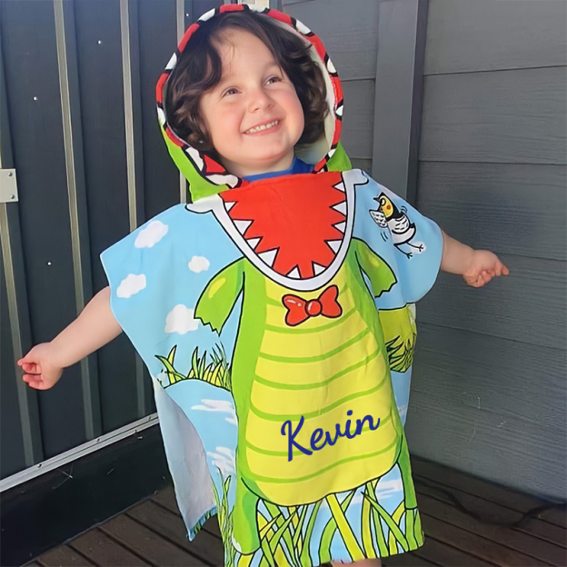 Personalized Embroidery Hooded Beach Towel for Summer & Beach | CWBeach82