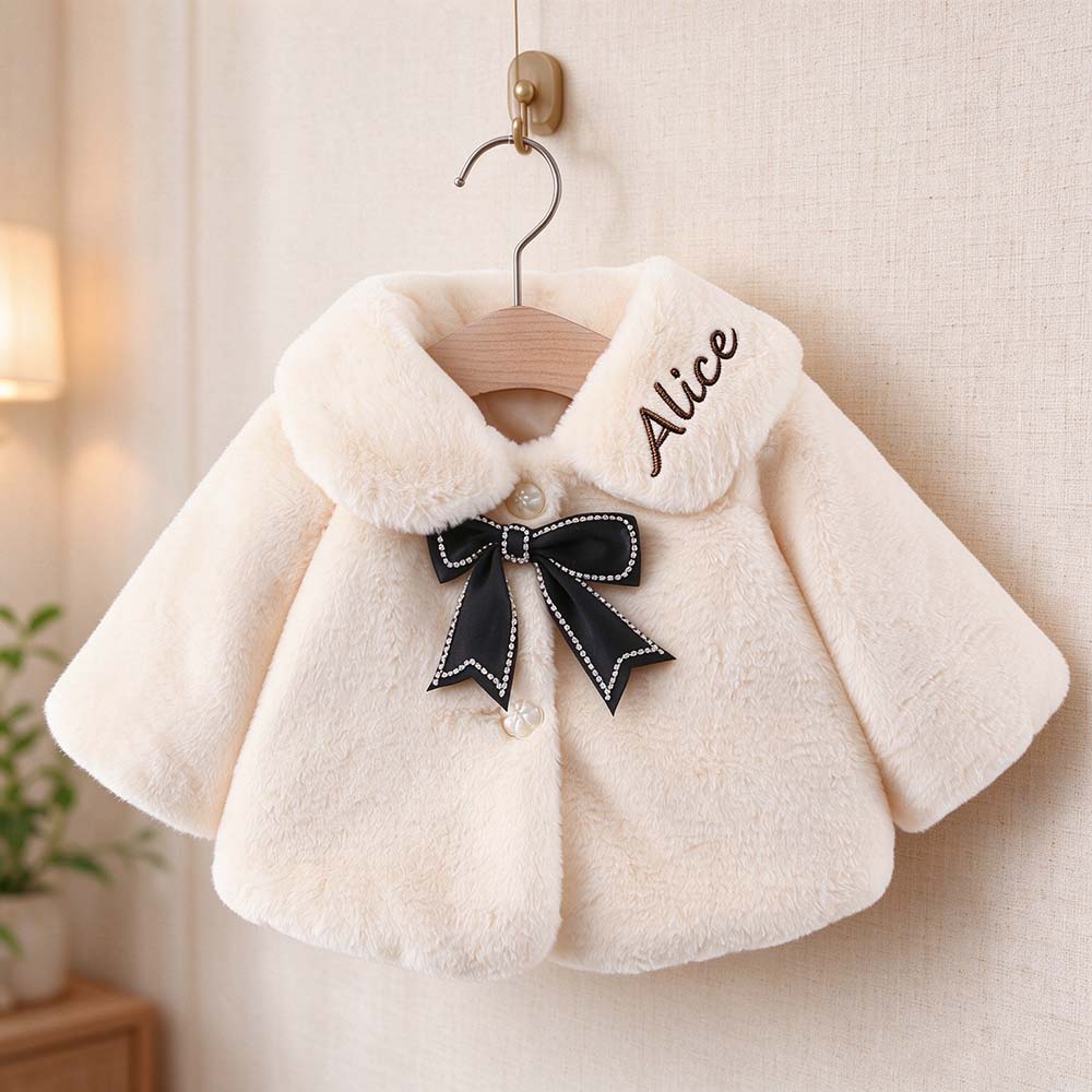 Personalized Embroidered Baby Girl Winter Princess Coat | CWBaby550