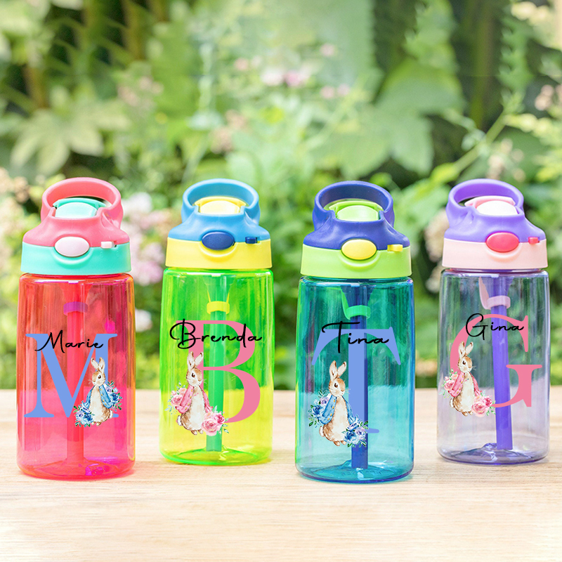 Personalised BPA Free 16oz Easter Kid Water Bottles | YouBottle64