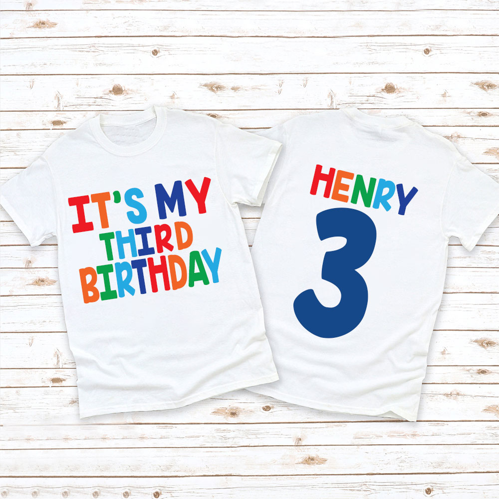 Personalized My First Birthday T-Shirt | inBirth24