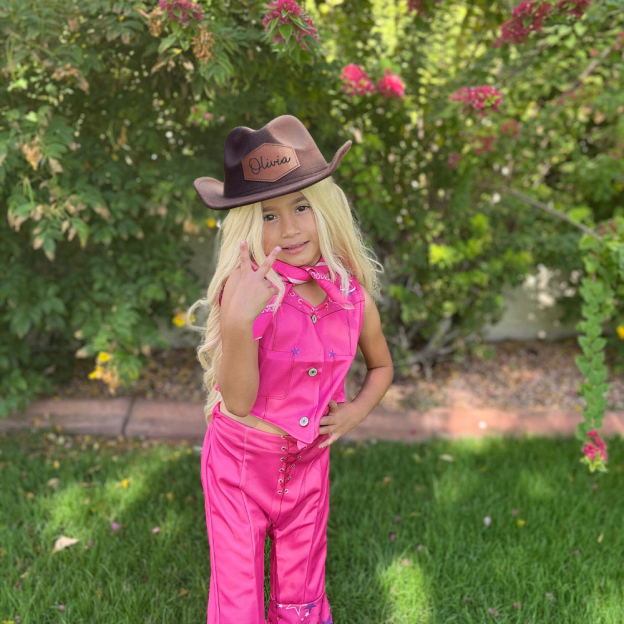 Personalized Leather Patch Cowboy Hat for Comfort & Unique | CWBeach91