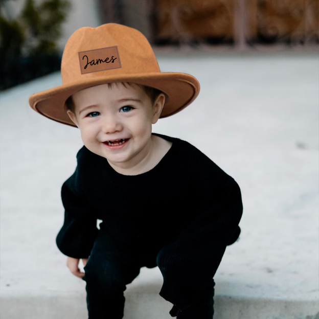 Personalized Leather Patch Cowboy Hat for Comfort & Unique | CWBeach99