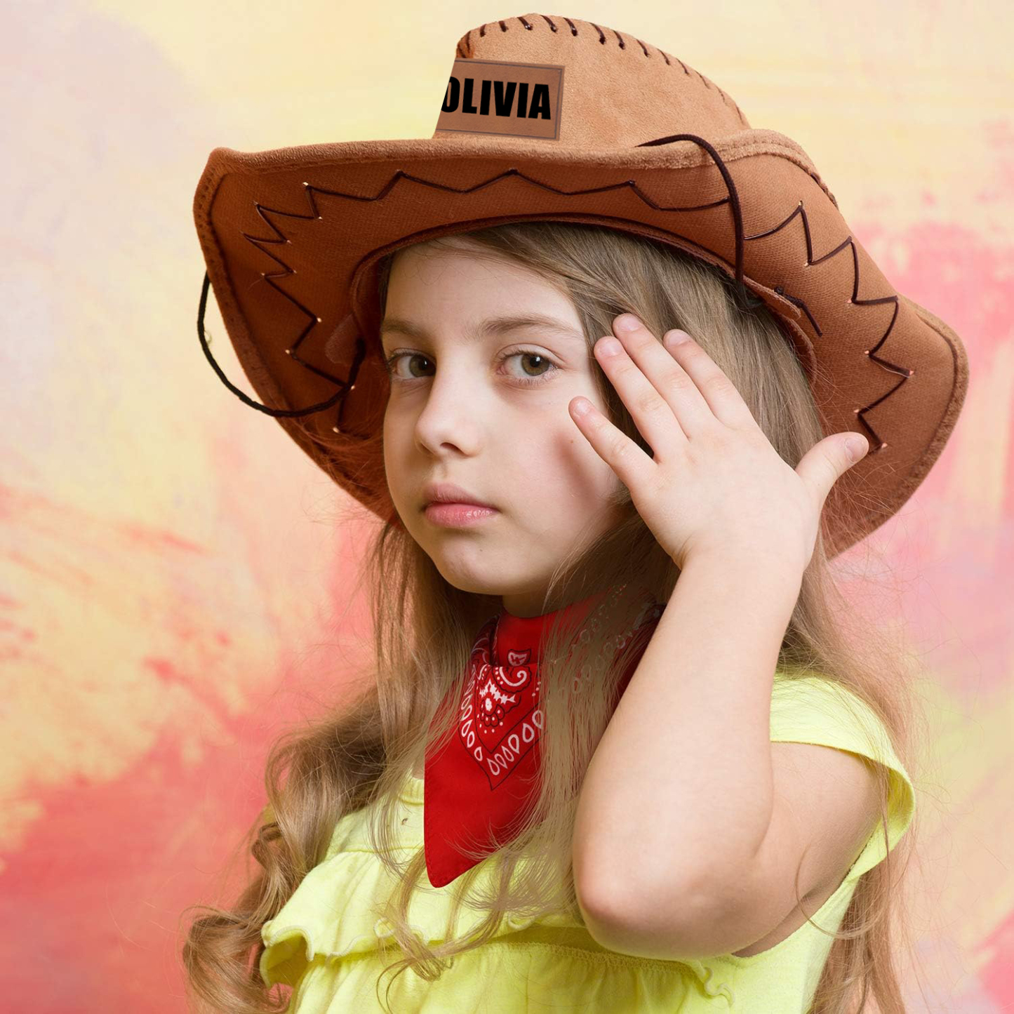 Personalized Leather Patch Cowboy Hat for Comfort & Unique | CWBeach102