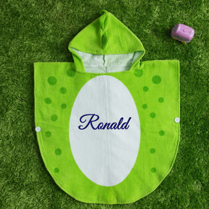 Personalized Embroidery Hooded Beach Towel for Summer & Beach | CWBeac